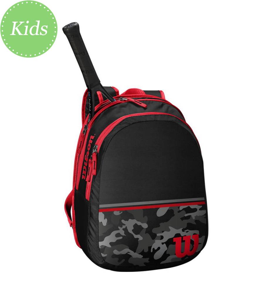 Tennistasche Junior Backpack Rot Und Schwarz Kinder Wilson Home