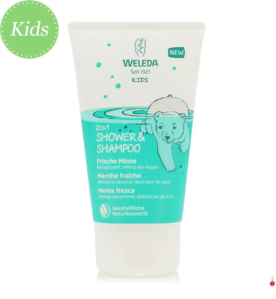 Shampoing Gel Douche 2en1 Kids Fresh Mint 150 Ml Enfant Weleda Accueil