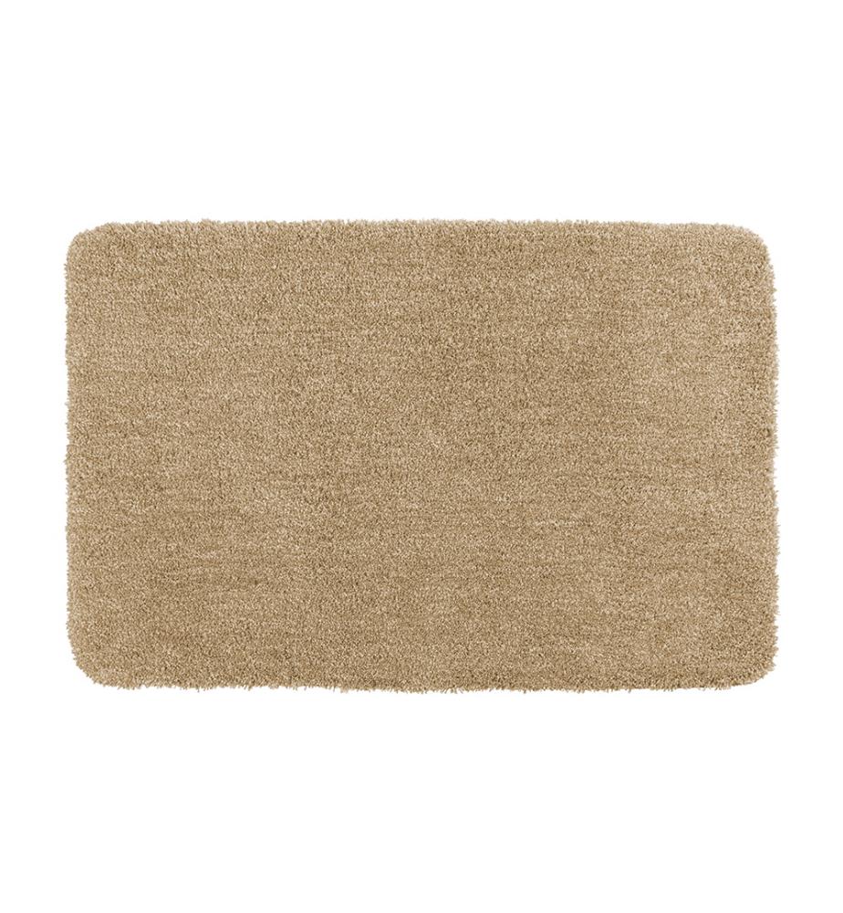 WENKO - Badteppich Mélange Sand 70 x 120 cm Mikrofaser ...