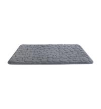 WENKO - Badteppich Memory Foam Pebbles Grau 50 x 80 cm ...