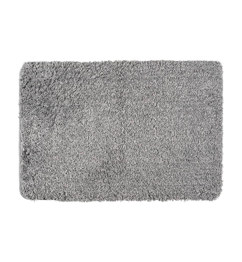 WENKO - Badteppich Mélange Light Grey, 60 x 90 cm ...