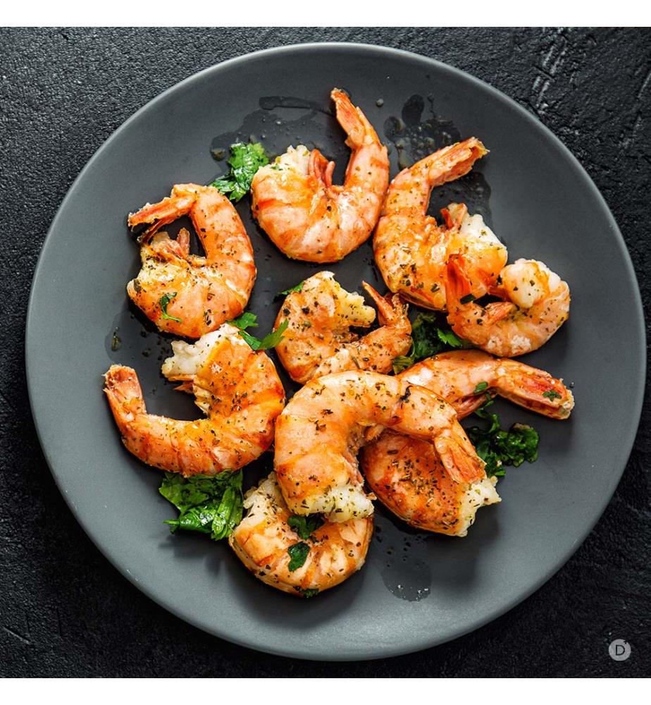 Gebackene Crevetten Mit Schwarzem Pfeffer Meeresfruchte Rising Sun Restaurant Restaurant