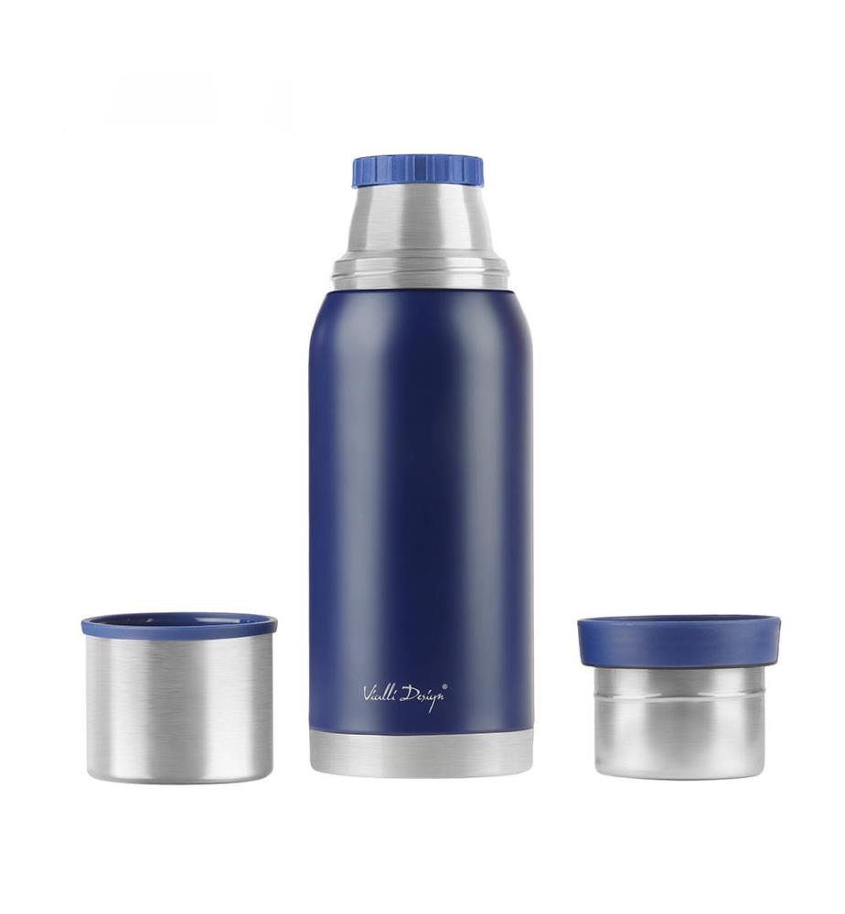 Thermosflasche Vialli Design Fuori 1L - Marinblau - Unter ...