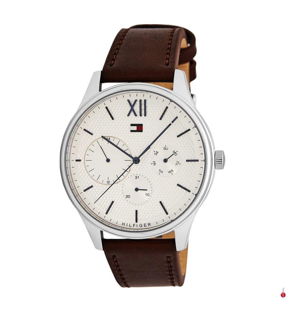 Montre Garrett Chronographe En Cuir Brun Clair