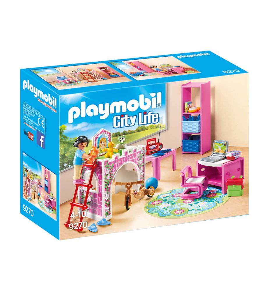 PLAYMOBIL 9270 Fröhliches Kinderzimmer - Playmobil City ...