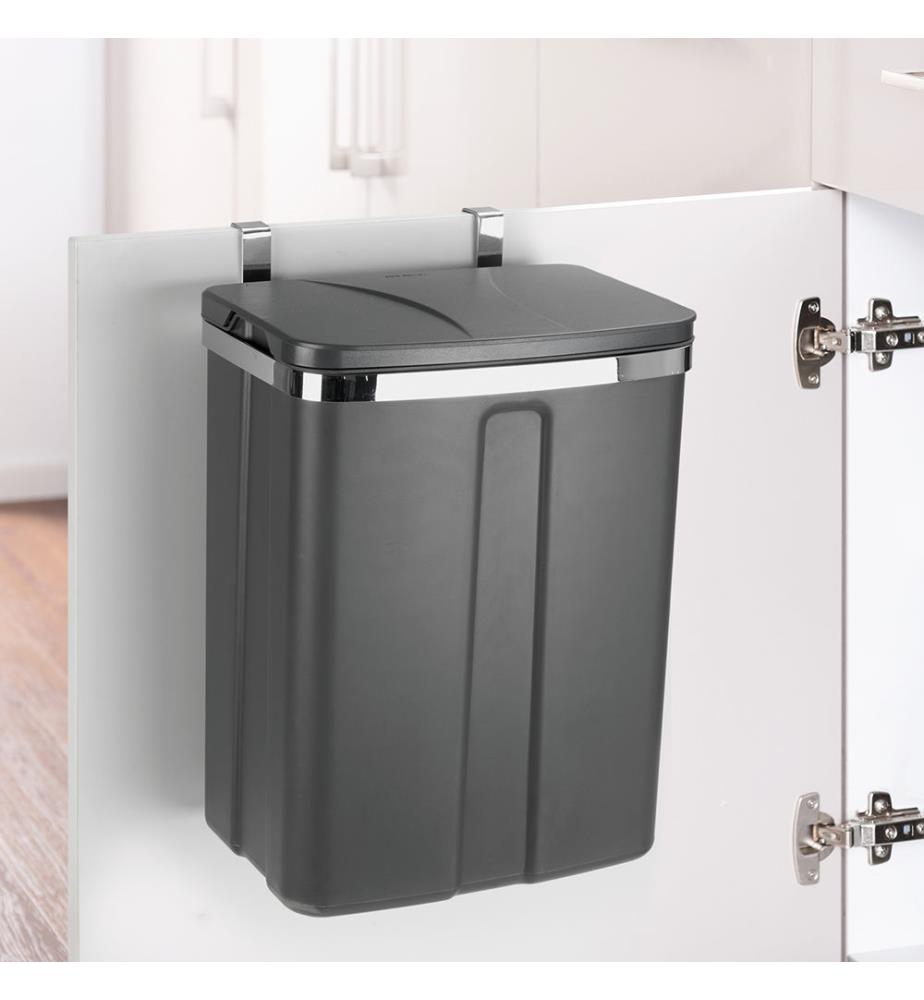 Wenko Tur Abfalleimer 12 Liter Abfalleimer Wohnaccessoires