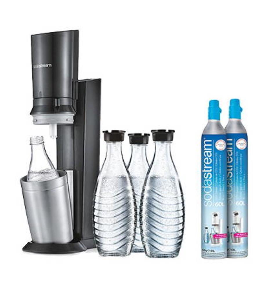 SodaStream Crystal Special Bundle inkl. 2x 60L Zylinder