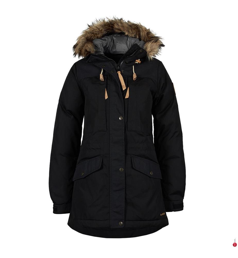 Parka Singi Down Schwarz Damen Fjallraven Home