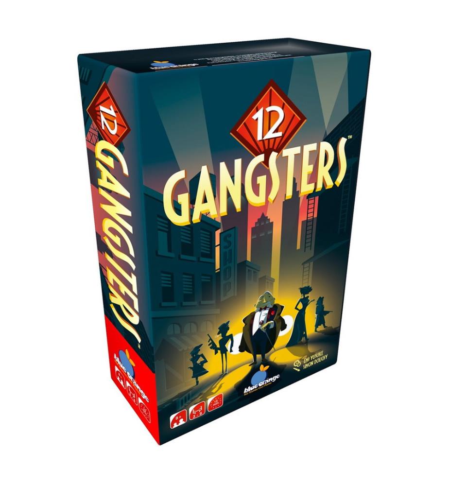 Gangsta 12 Fr De It En Nl Sp Pl Ru Mehrsprachige Version Blue Orange Board Games Kids