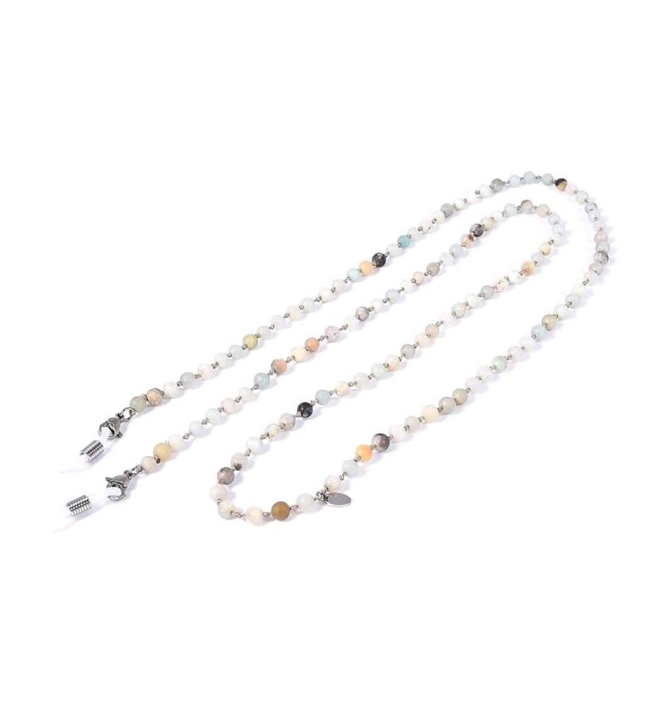 Brillenkette geknüpft 80cm - 3 Farbtöne - Halsketten und ...