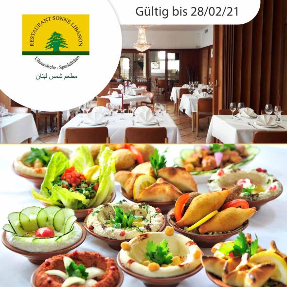 Libanesische Mezze-Teller
