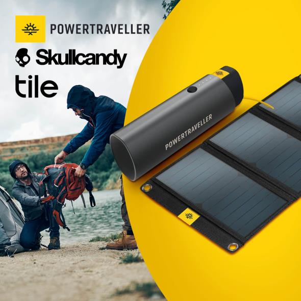 Powertraveller, Skullcandy, Tile