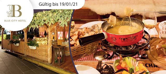 Fondue-Menü im Chalet