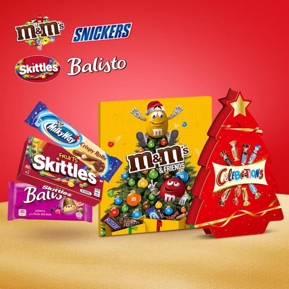 M&M's, Snickers, Skittles, Balisto & more