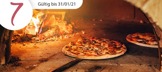 3-Gang-Menü mit Holzofen-Pizza