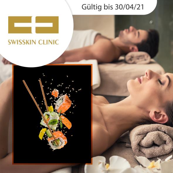 Paarmassage mit Sushi