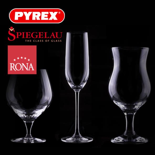 Pyrex, Spiegelau, Rona