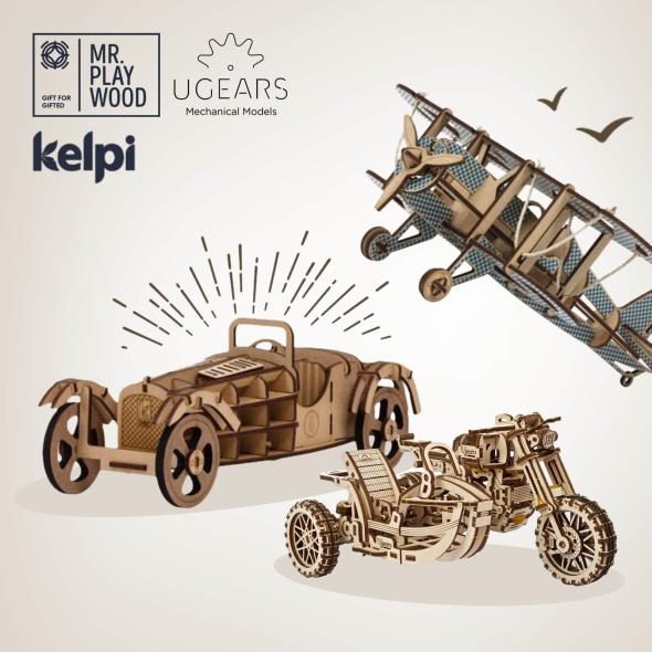 Mr. PlayWood, Kelpi, UGEARS