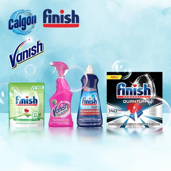 Calgon, Finish, Vanish