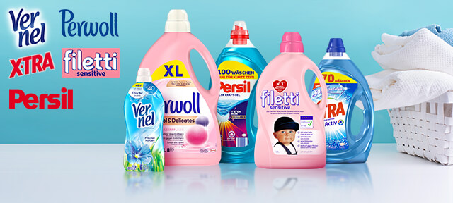 Vernel, Persil, XTra, Filetti & Perwoll