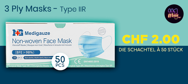 3-LAGIGE MASKEN TYP IIR - WOW DEAL #1
