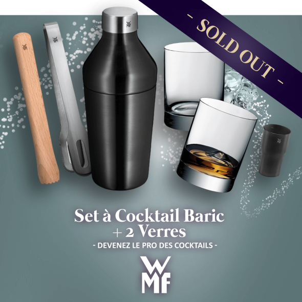 WMF Cocktail-Set Baric + 2 Tumblergläser XL 16 Manhattan