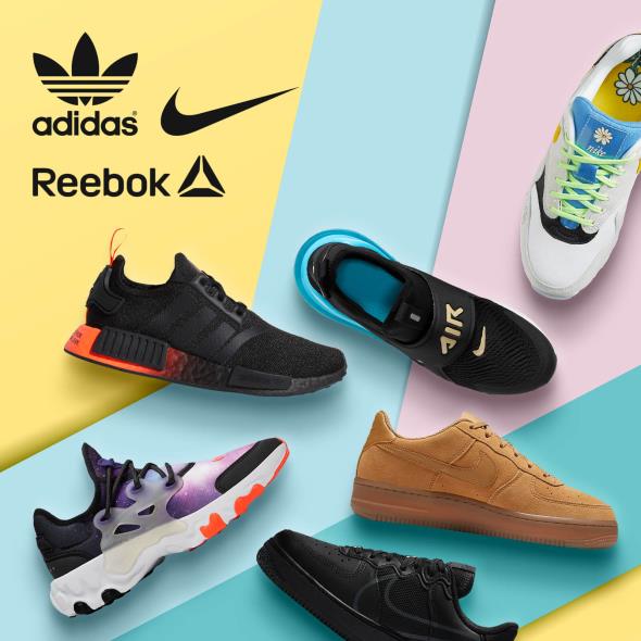 Adidas, Nike, Reebok