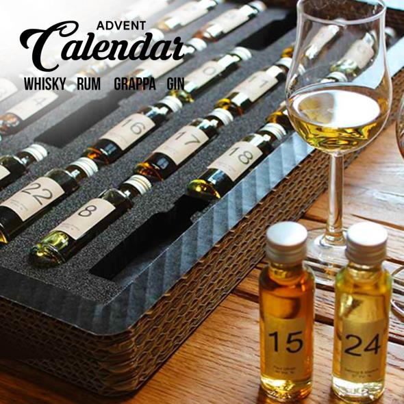 Advent Calendar 2020 - Whisky, Rum, Grappa & Gin