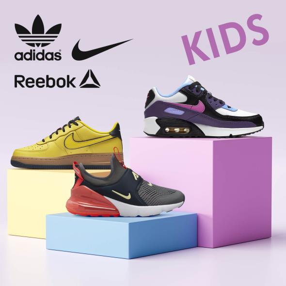 Adidas, Nike, Reebok
