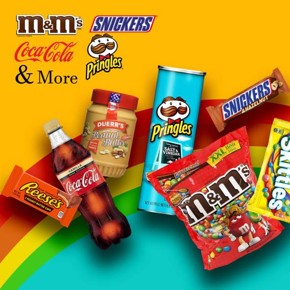 M&M'S, Snickers, Pringles & More