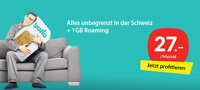 - 60% Rabatt auf Yallo Swiss Plus