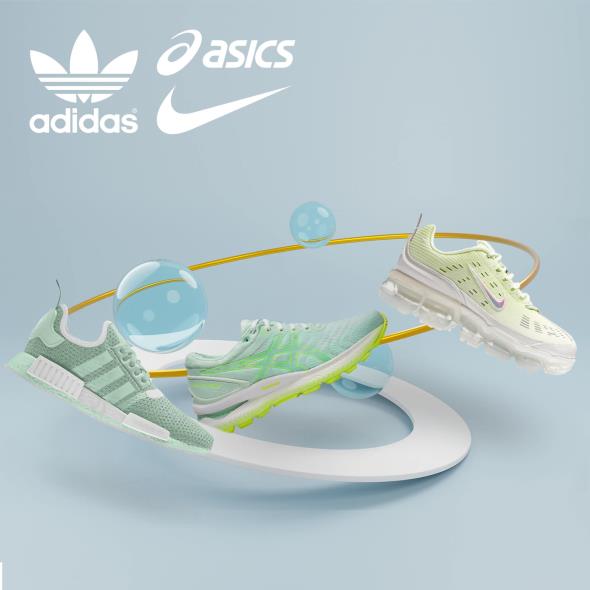 Adidas, Asics, Nike