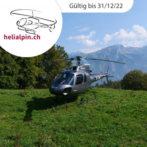 Helikopterflug zum Alprestaurant