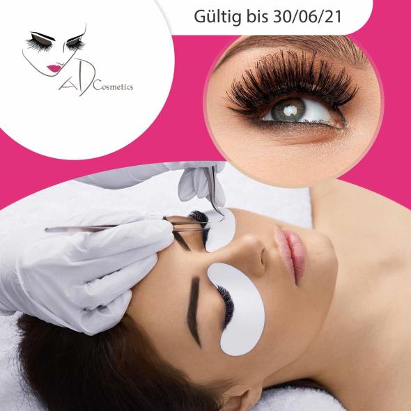 Wimpernverlängerung nach Wahl