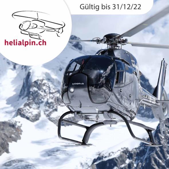 Helikopterflug zur Villa Honegg