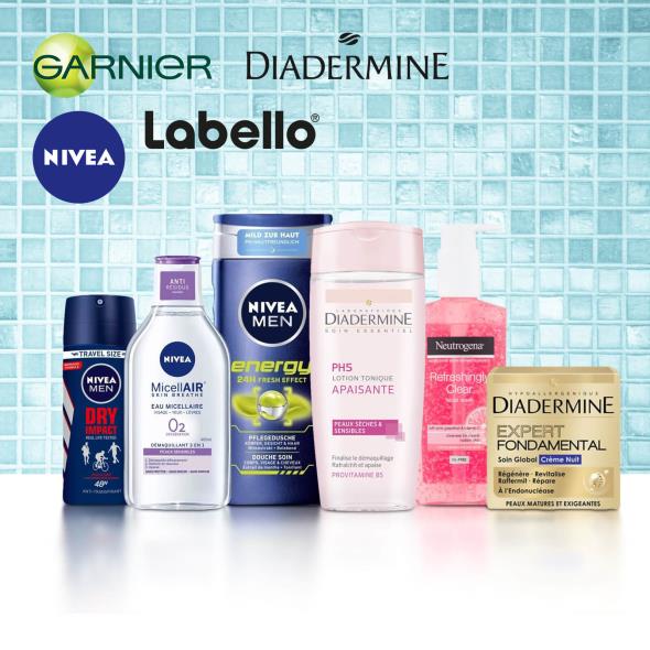 Garnier, Diadermine, Nivea, Labello