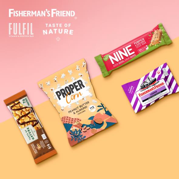 FISHERMAN'S FRIEND - TASTE OF NATURE - NATURACEREAL - FULFIL - PROPERCORN & more