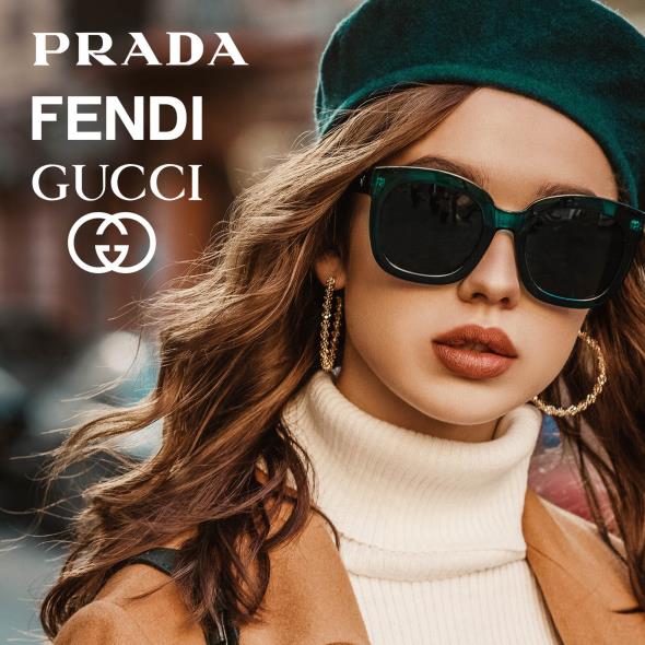 Prada, Fendi, Gucci