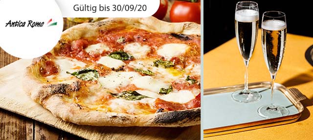 3-Gang-Dinner mit Pizza & Prosecco