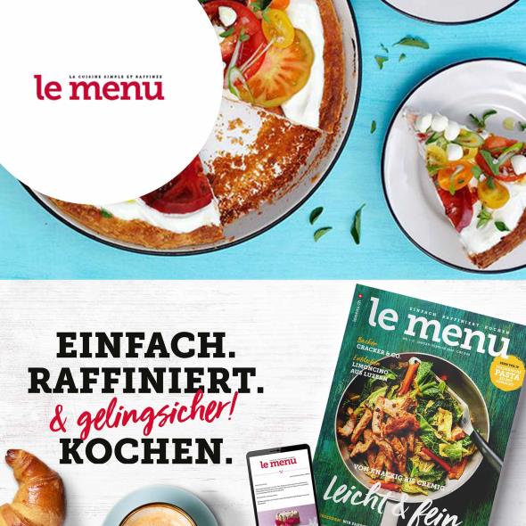 1-Jahres-Abonnement für «le menu»