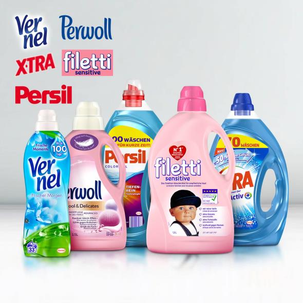 Vernel, Perwoll, Xtra, Filetti, Persil