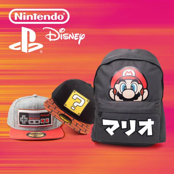 Nintendo, Playstation, Disney