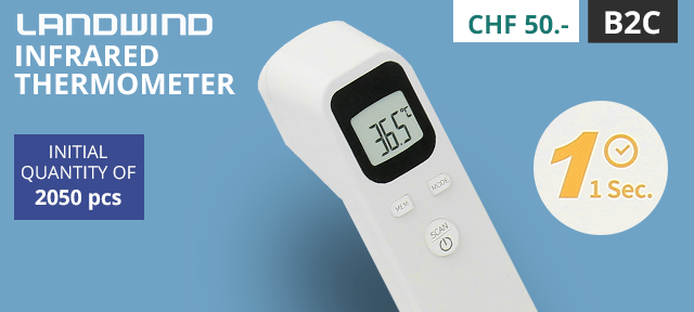 Infrarot-Stirnthermometer Landwind B2C