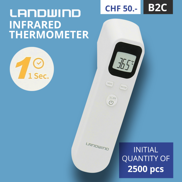 Infrarot-Stirnthermometer Landwind B2C