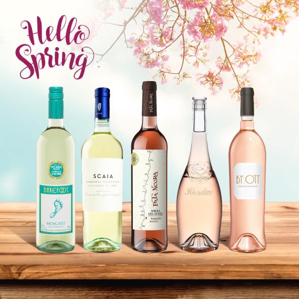 HELLO SPRING!- Rosé & White Wine