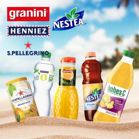 San Pellegrino, Granini, Henniez, Nestea
