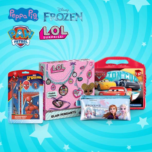 Paw Patrol, Frozen, Peppa Pig & LOL