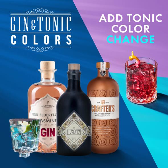 Farbwechselnde Gins