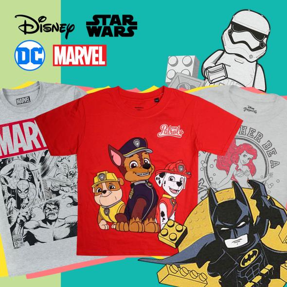 Disney, Star Wars, DC Comics, Marvel