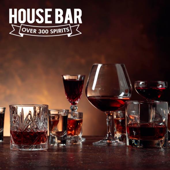 House Bar over 300 Spirits